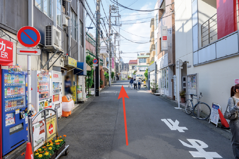都営地下鉄浅草線「戸越駅」からのルート