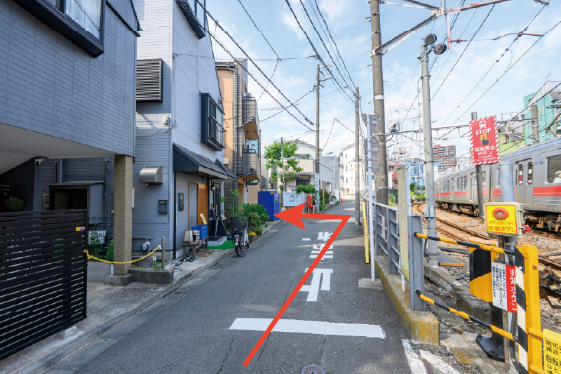 都営地下鉄浅草線「戸越駅」からのルート
