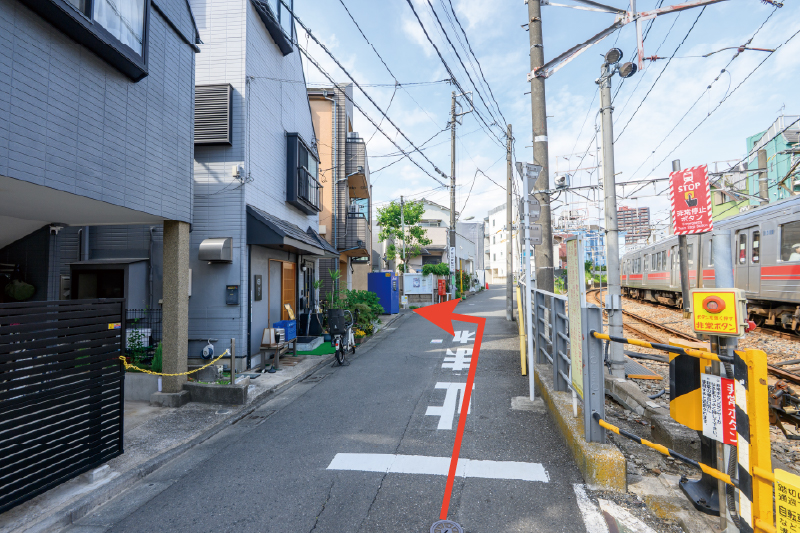 東急池上線「戸越銀座駅」からのルート