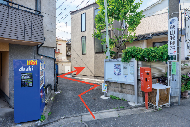 東急池上線「戸越銀座駅」からのルート
